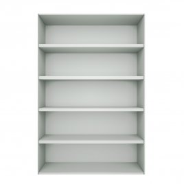 White Bookshelf, 35 x 77 in.